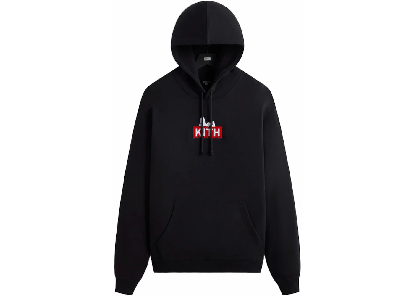 Kith x Peanuts Doghouse Hoodie Black