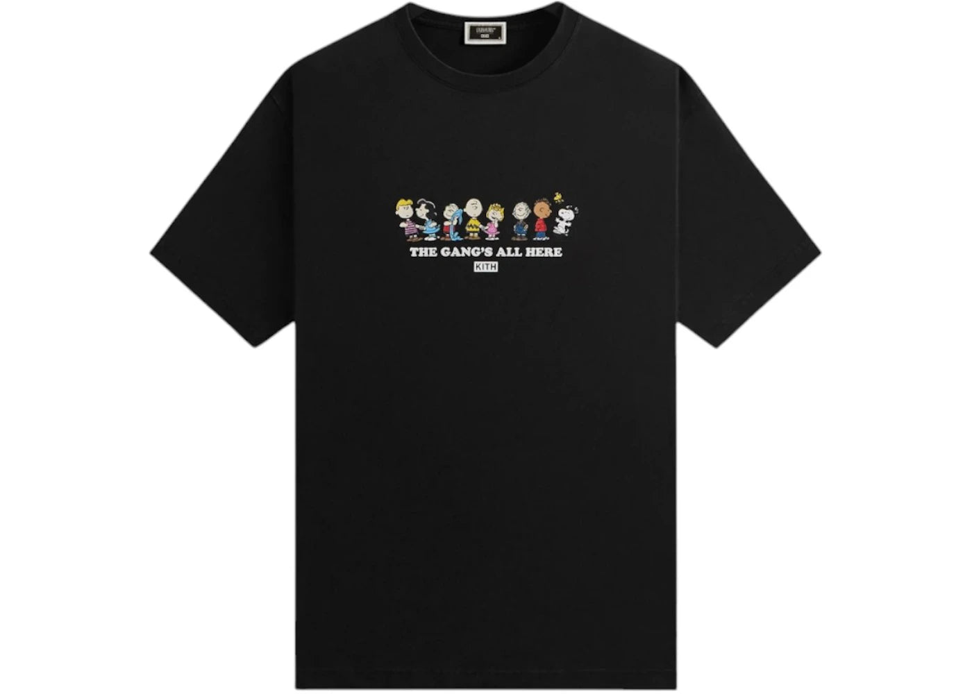 Kith x Peanuts Gang's All Here Tee Black