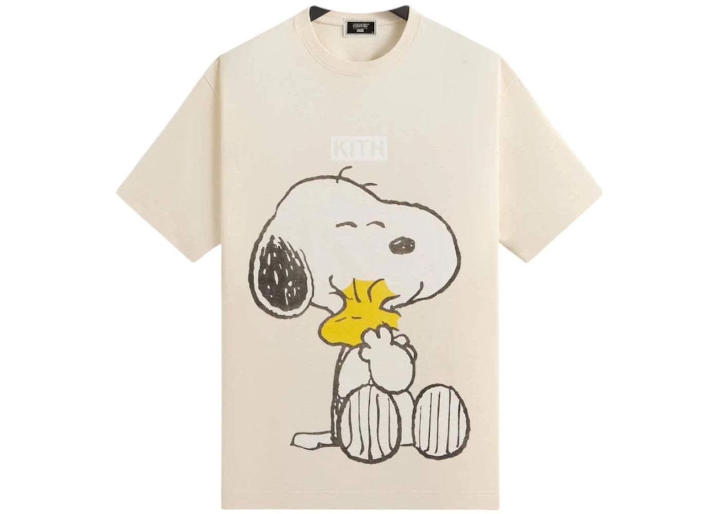 Kith x Peanuts Hug Vintage Tee Sandrift