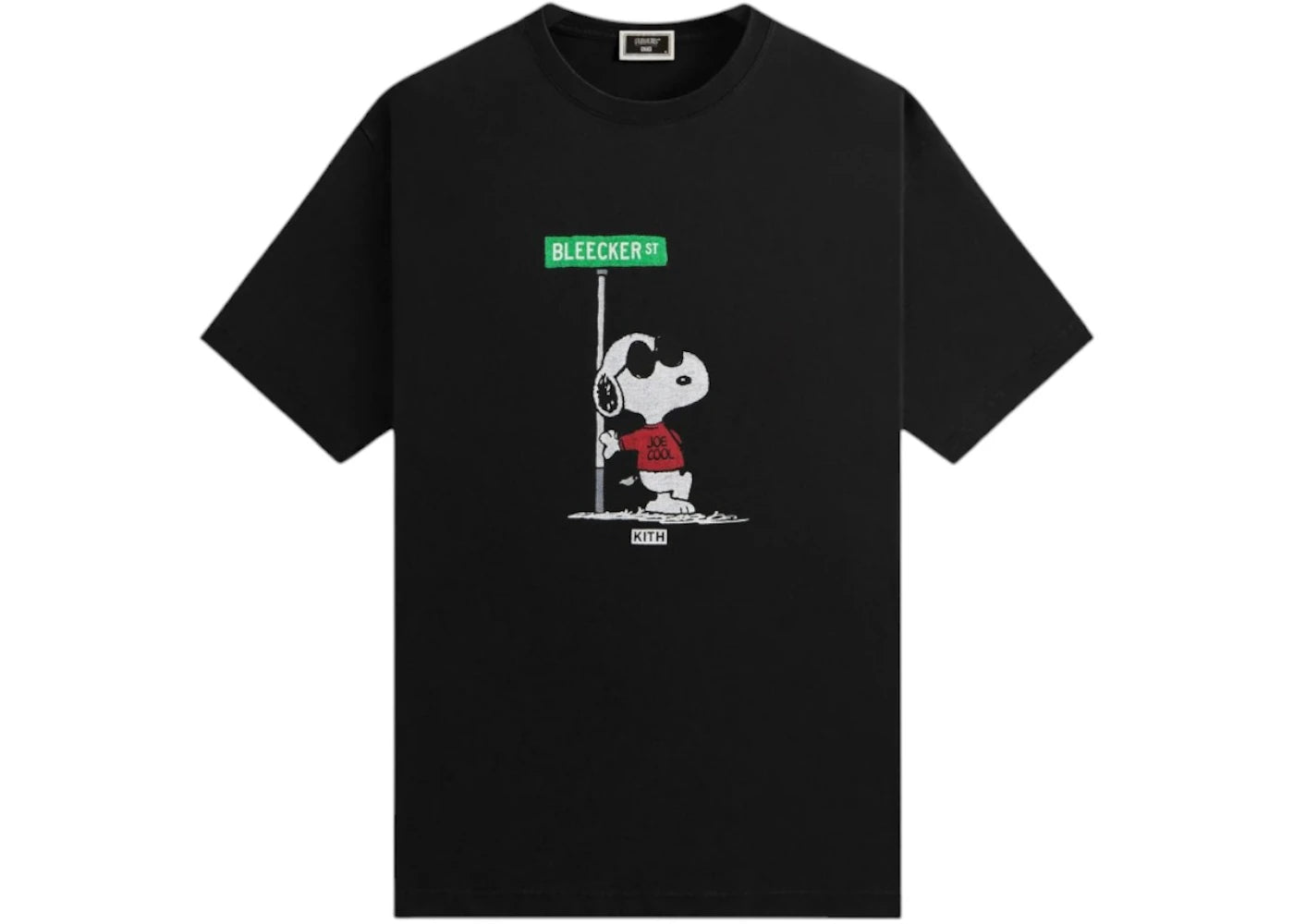Kith x Peanuts Joe Cool Street Tee Black
