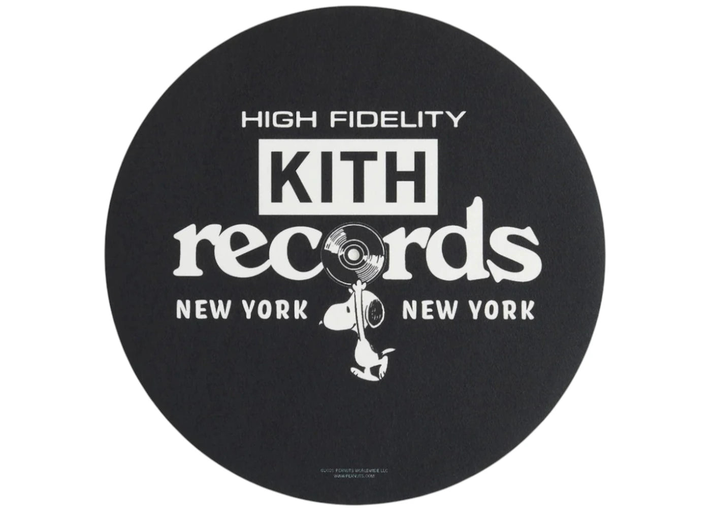 Kith x Peanuts Kith Records Slip Mat Black