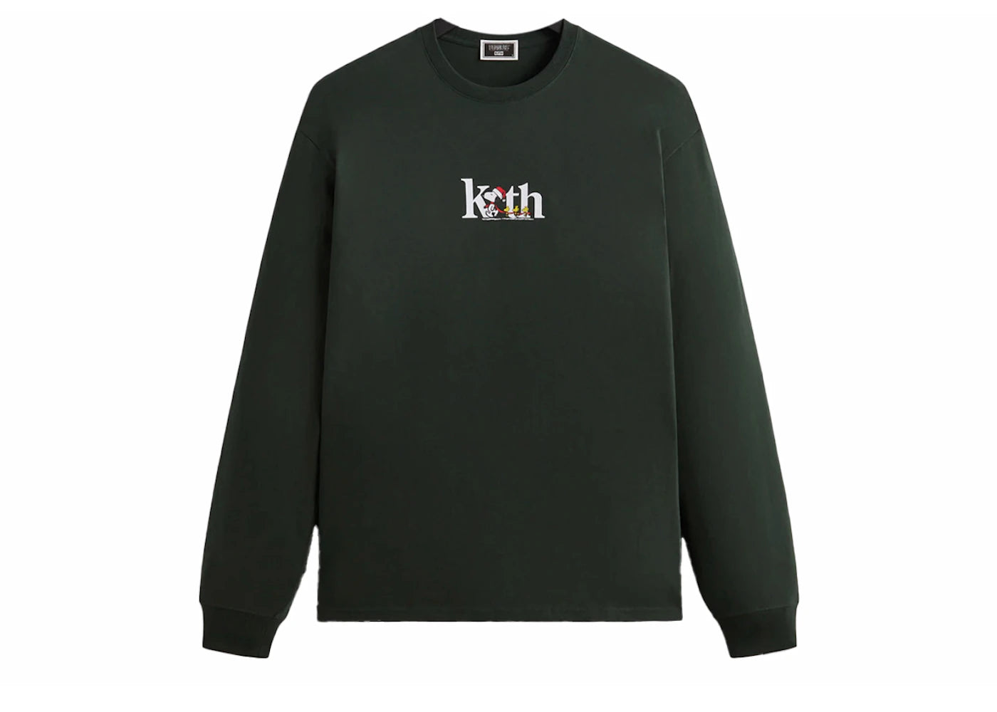 Kith x Peanuts Serif Long Sleeve Tee Stadium