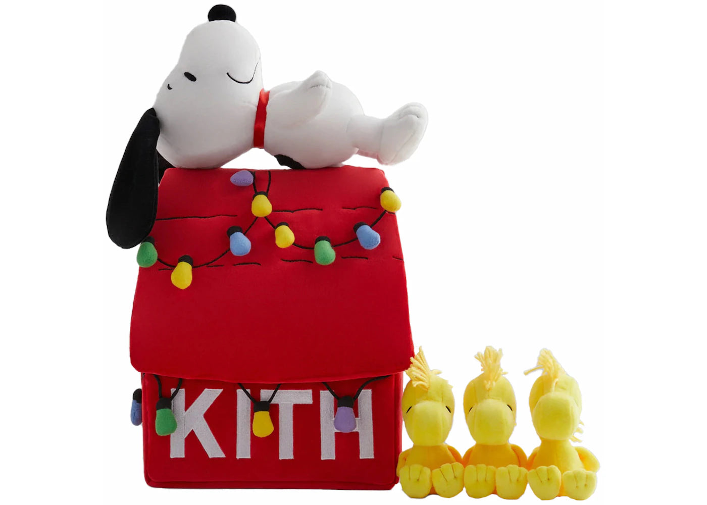 Kith x Peanuts Snoopy Doghouse Plush Multicolor