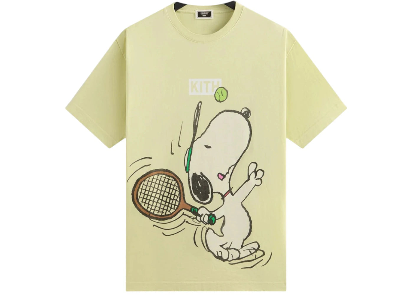 Kith x Peanuts Tennis Vintage Tee Cucumber
