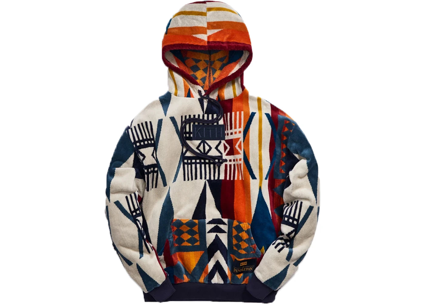 Kith x Pendleton Terry Williams Hoodie Ivory/Multi