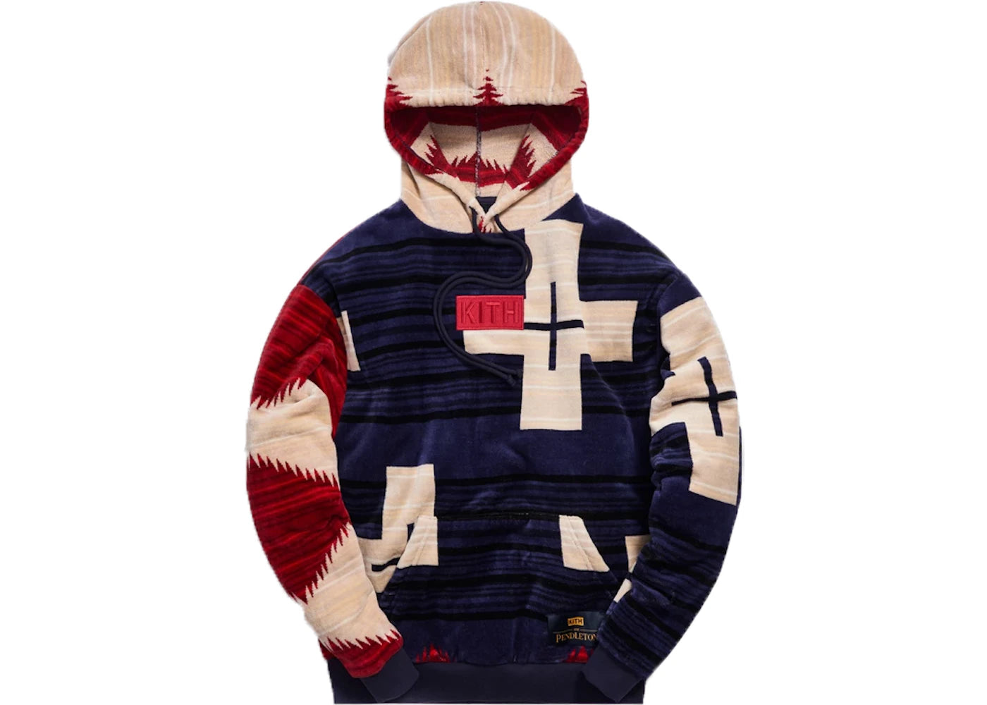 Kith x Pendleton Terry Williams Hoodie Navy/Multi