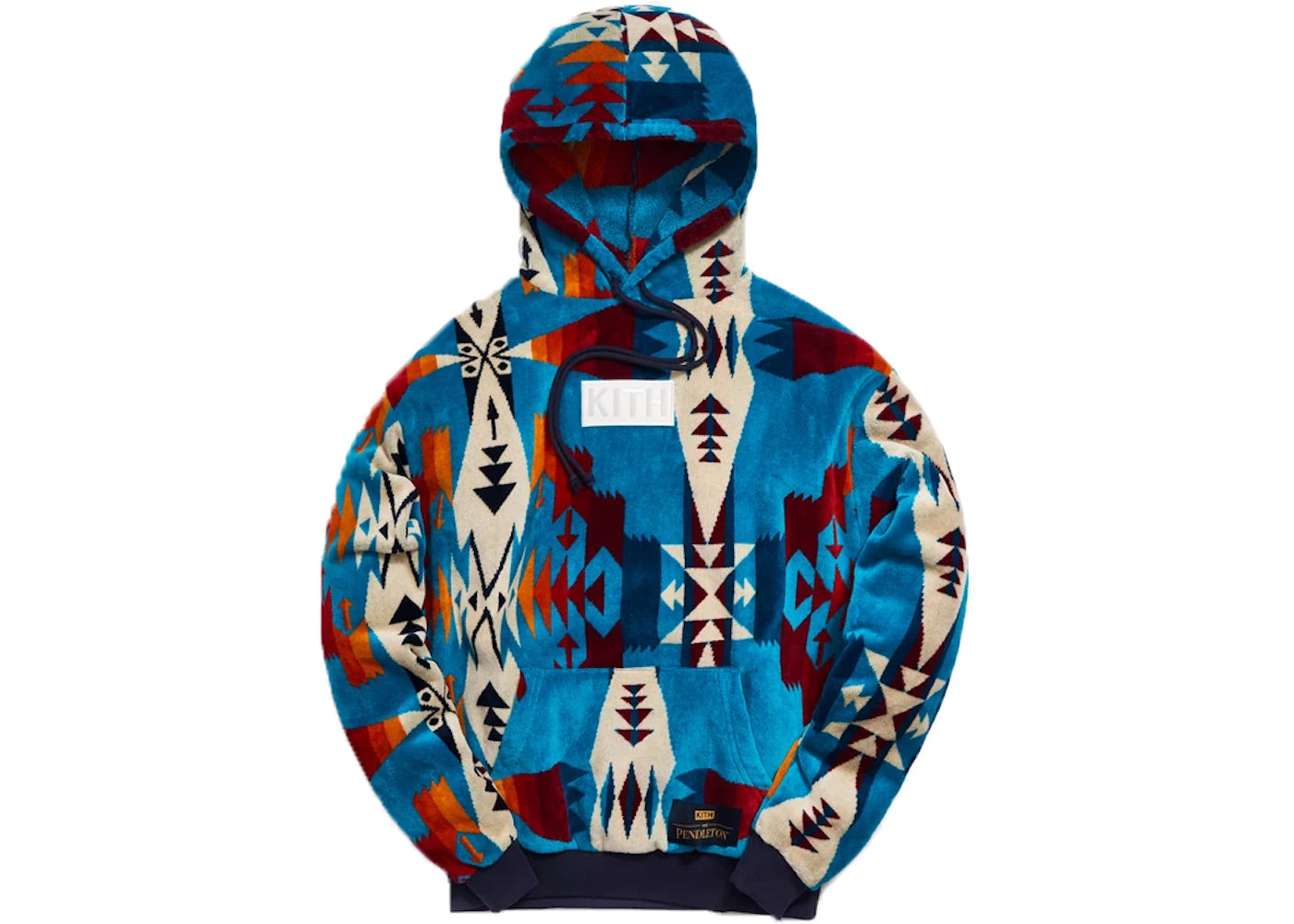 Kith x Pendleton Terry Williams Hoodie Turquoise/Multi