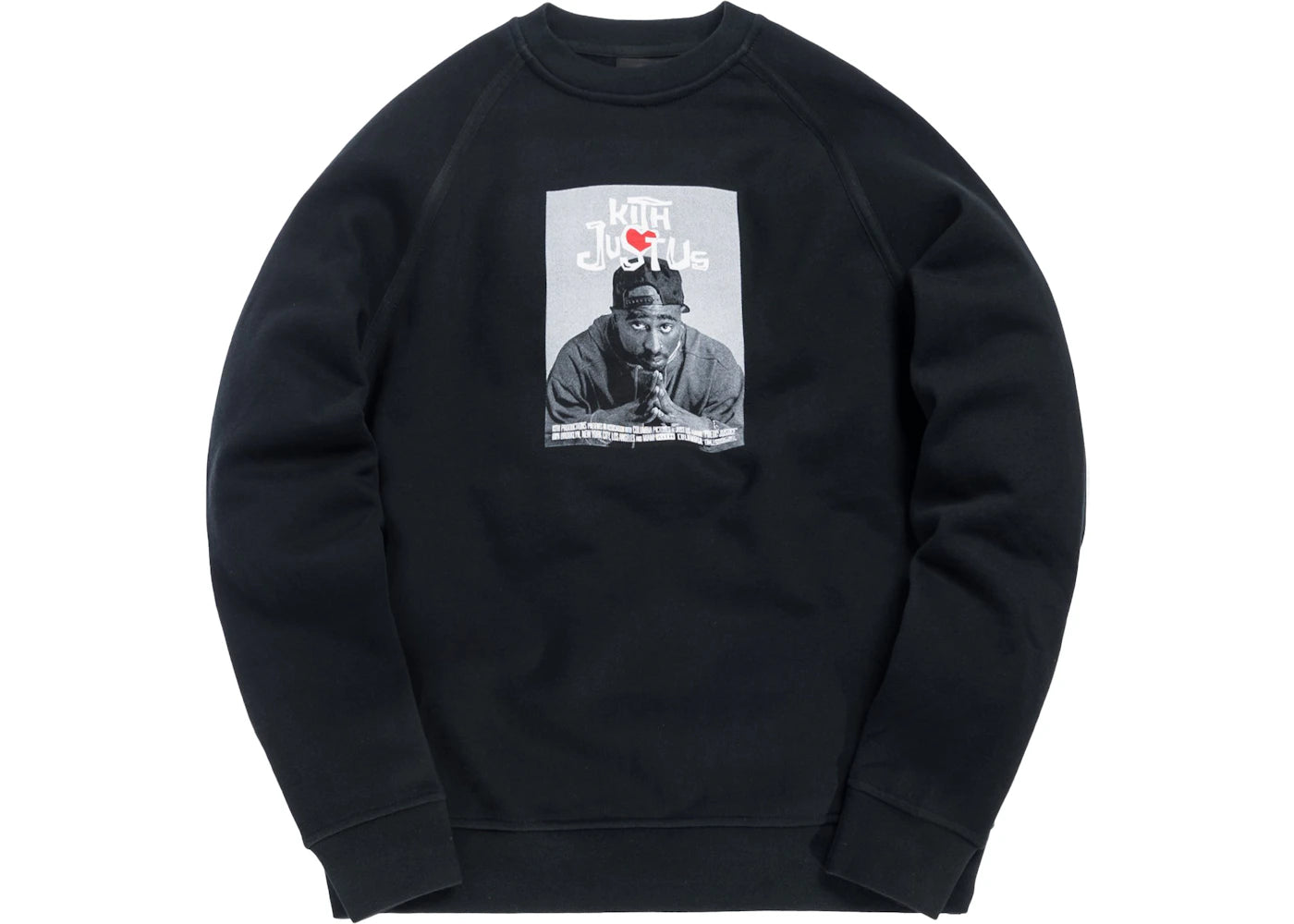 Kith x Poetic Justice Crewneck Black