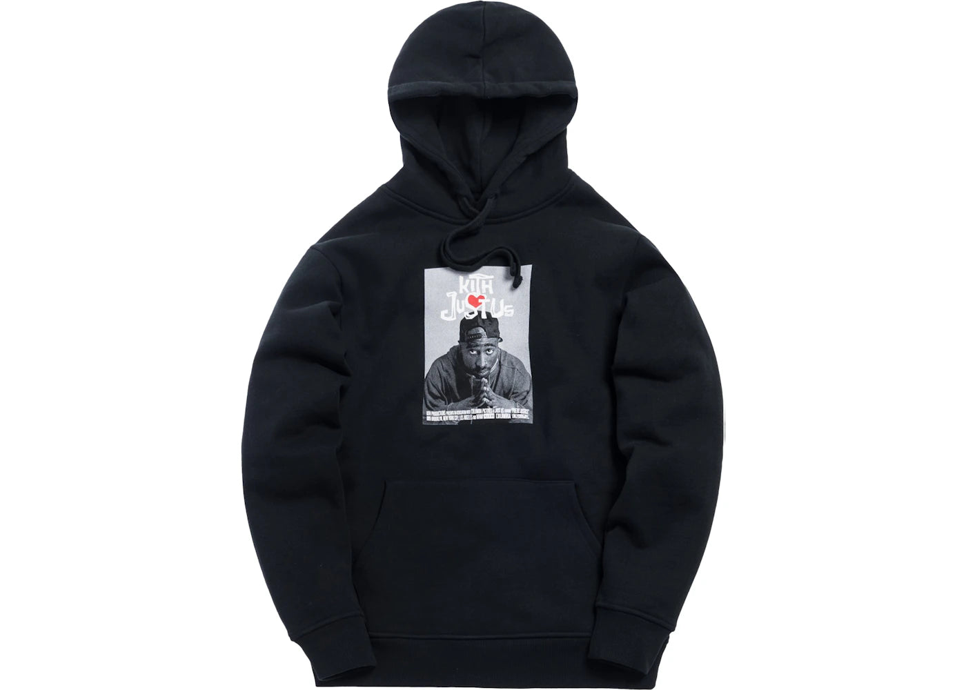 Kith x Poetic Justice Hoodie Black