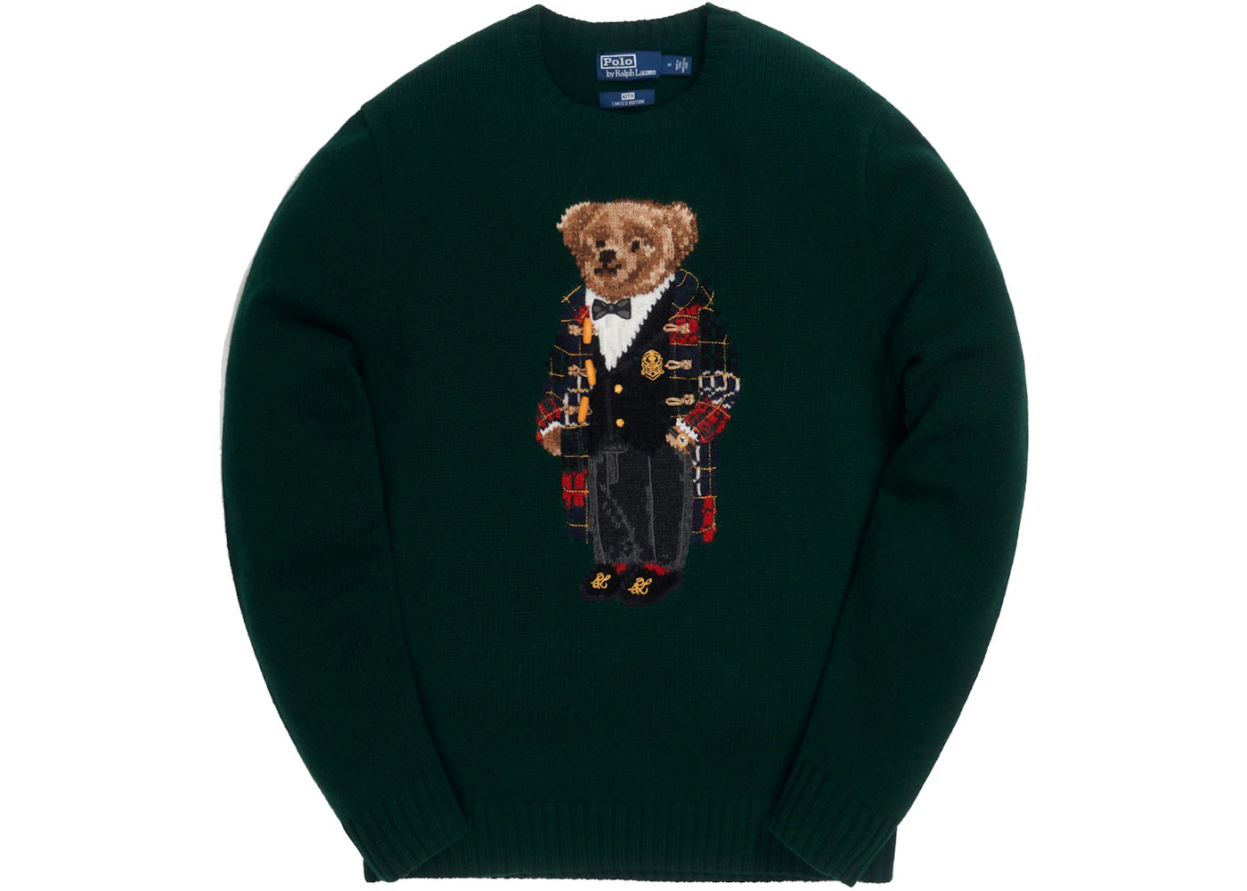 Kith x Polo Ralph Lauren Holiday Toggle Coat Bear Crewneck Green