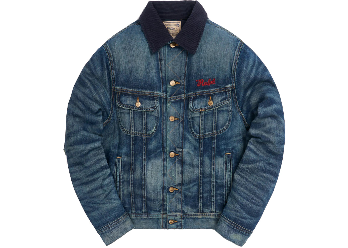 Kith x Polo Ralph Lauren Stormrider Denim Jackt Light Blue