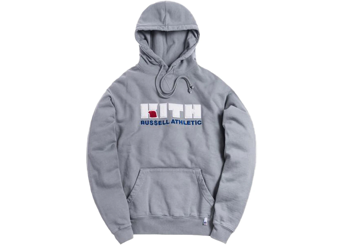 Kith x Russell Athletic Varsity Logo Hoodie Quarry