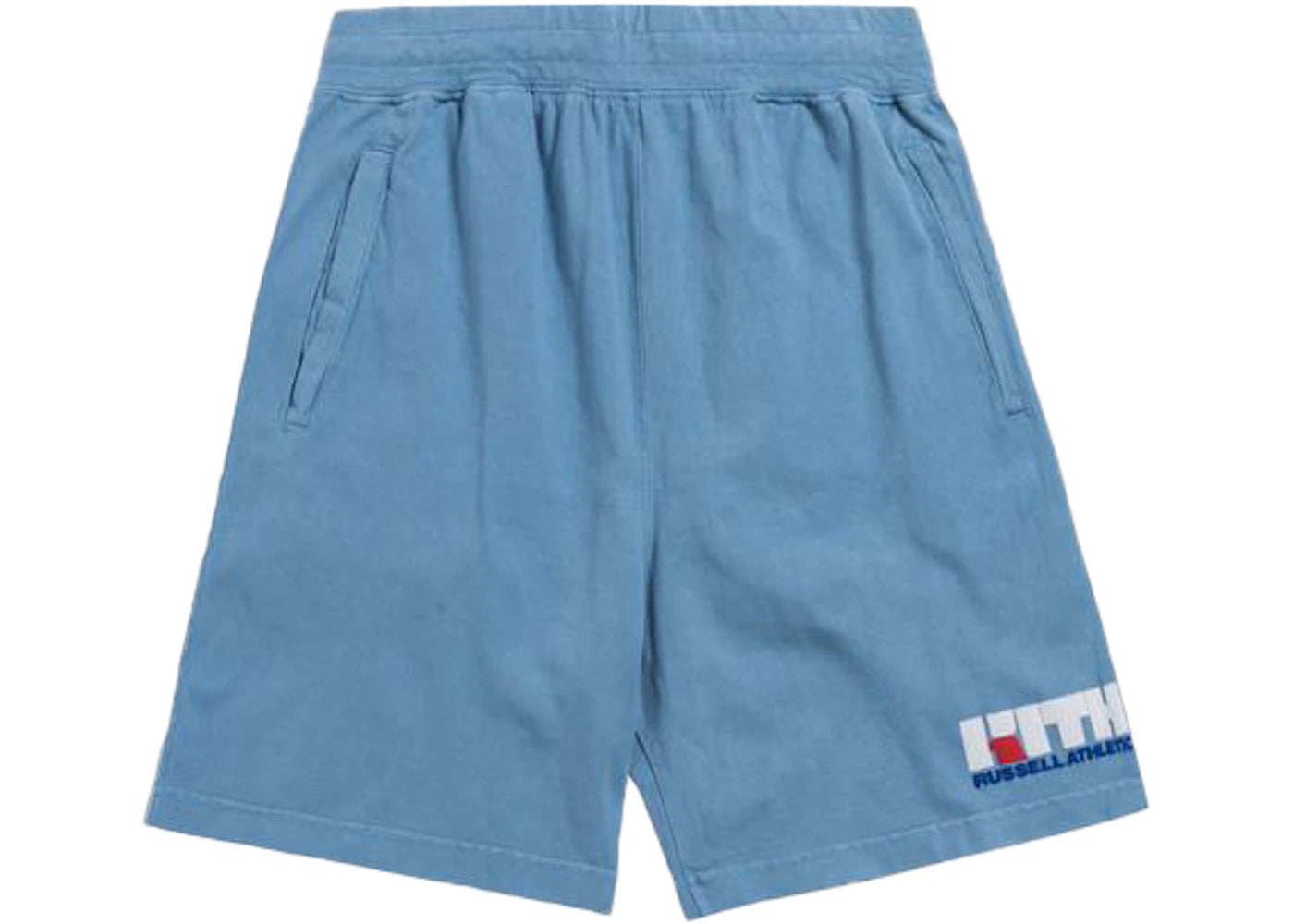 Kith x Russell Athletic Varsity Logo Shorts Blue Shadow