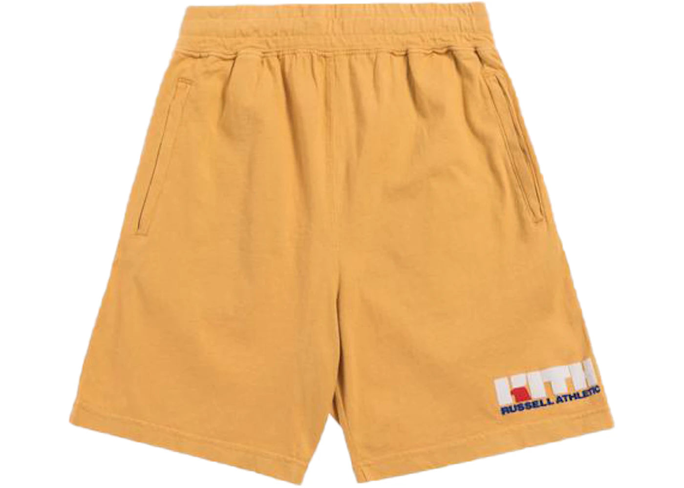 Kith x Russell Athletic Varsity Logo Shorts Golden Apricot