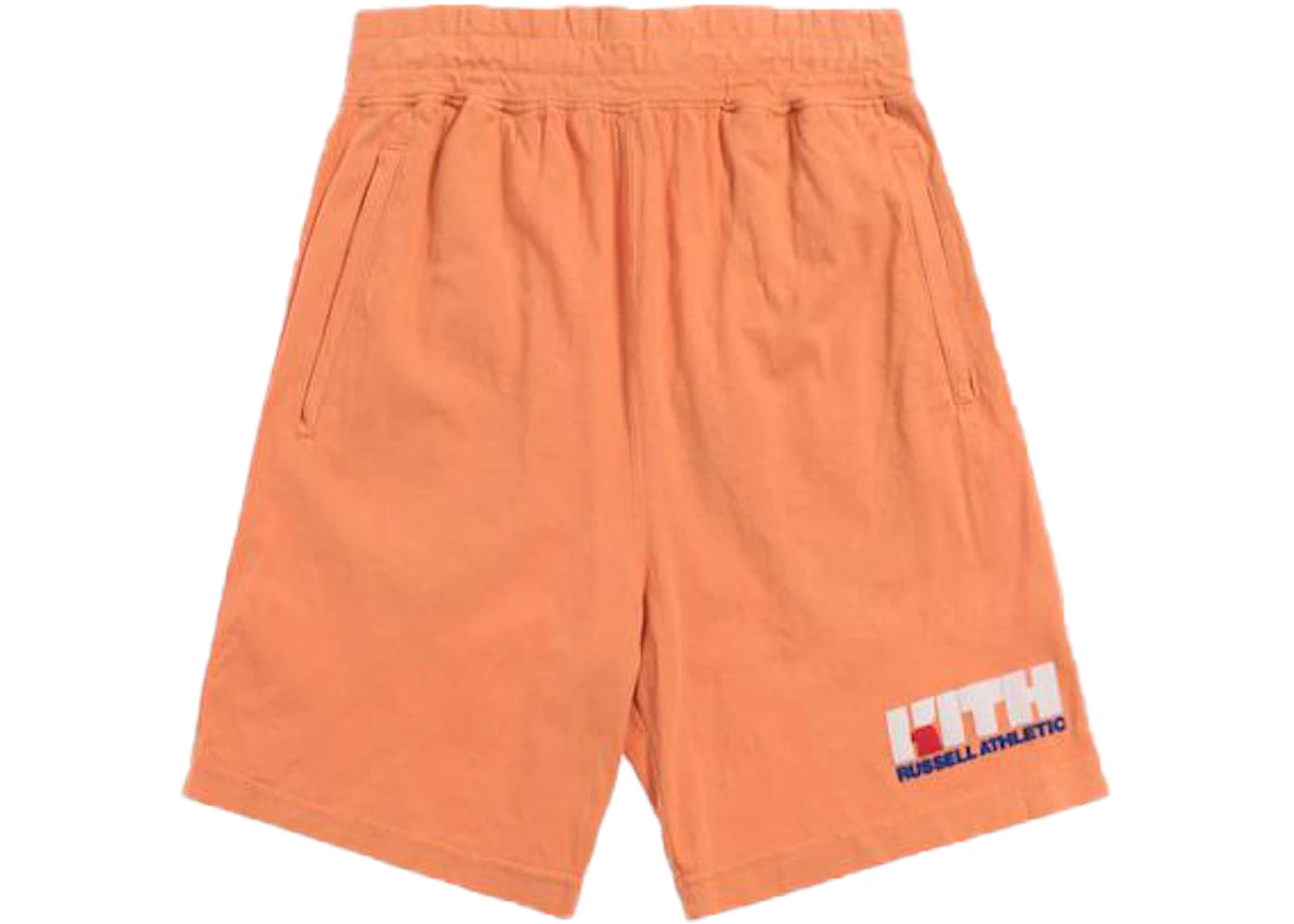 Kith x Russell Athletic Varsity Logo Shorts Muskmelon