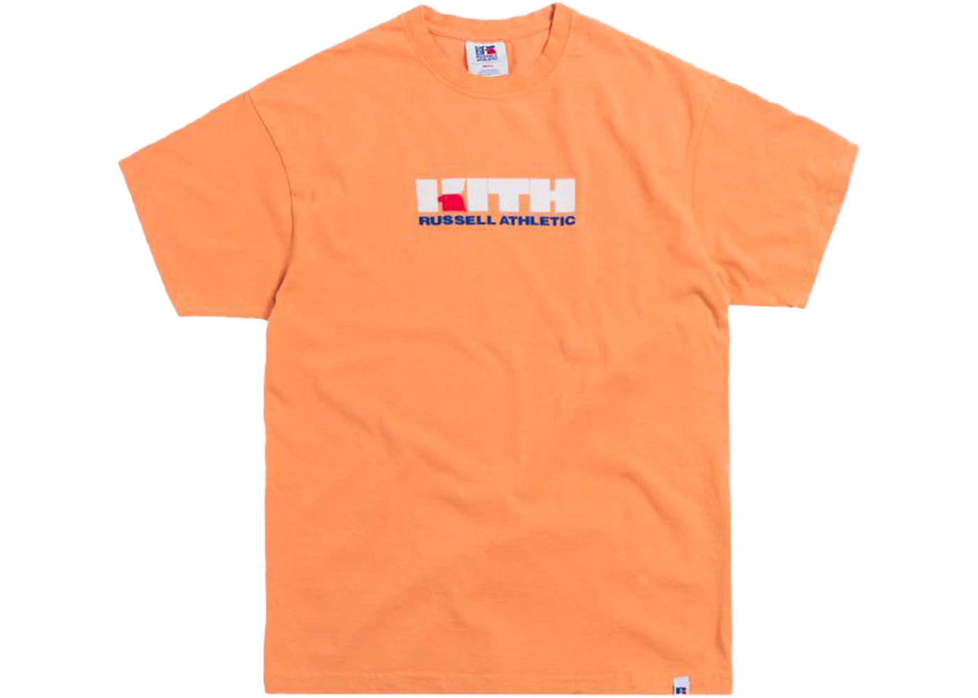 Kith x Russell Athletic Varsity Logo Tee Muskmelon