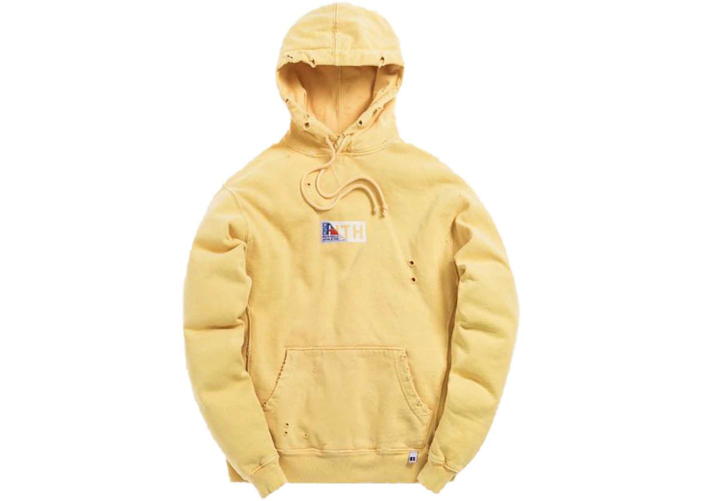 Kith x Russell Athletic Vintage Hoodie Golden Haze