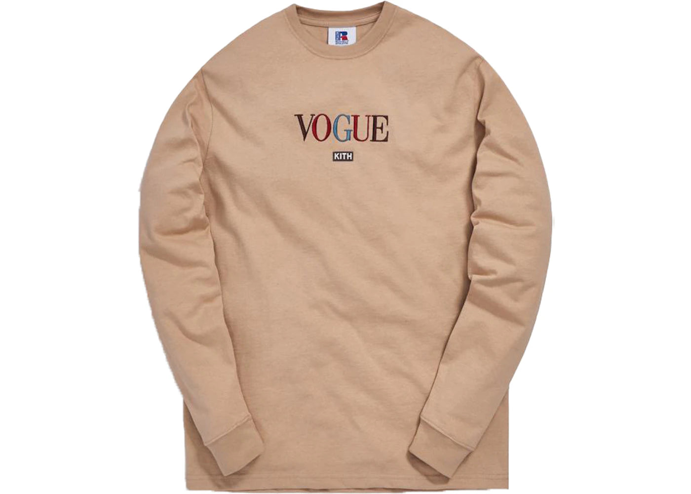 Kith x Russell Athletic x Vogue Brooklyn L/S Tee Sesame