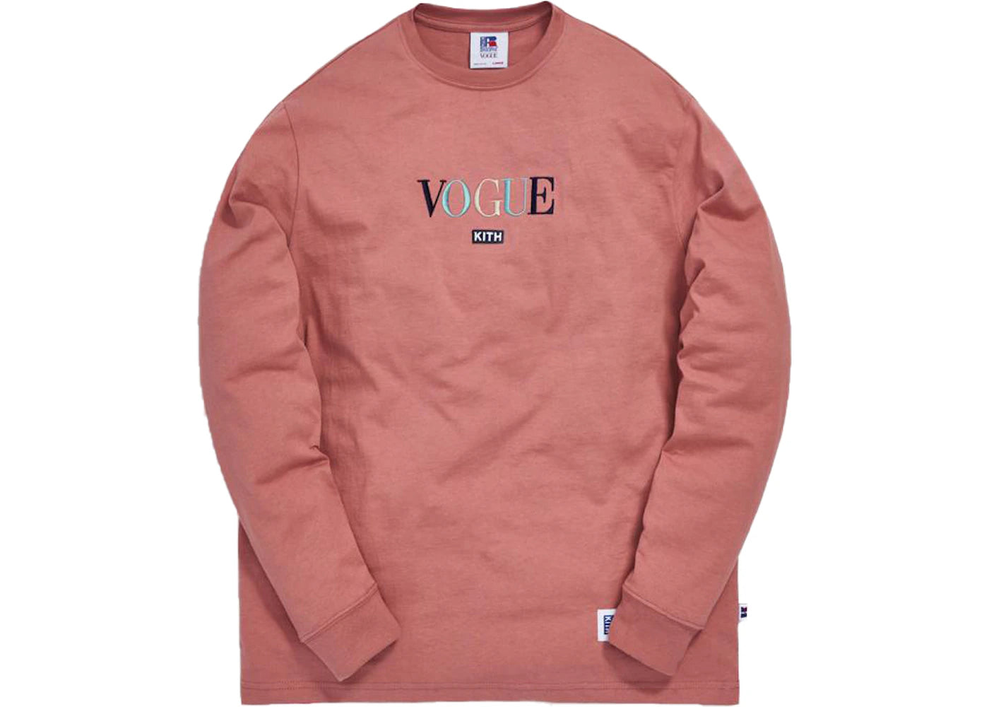 Kith x Russell Athletic x Vogue L/S Tee Old Rose