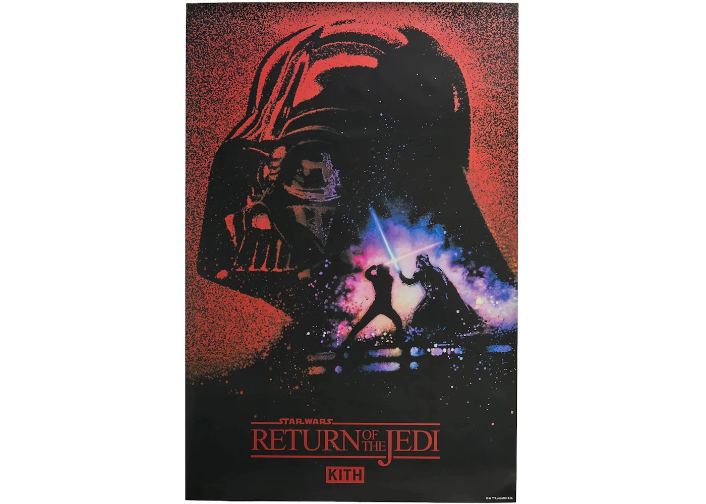 Kith x STAR WARS Darth Vader Poster Multicolor