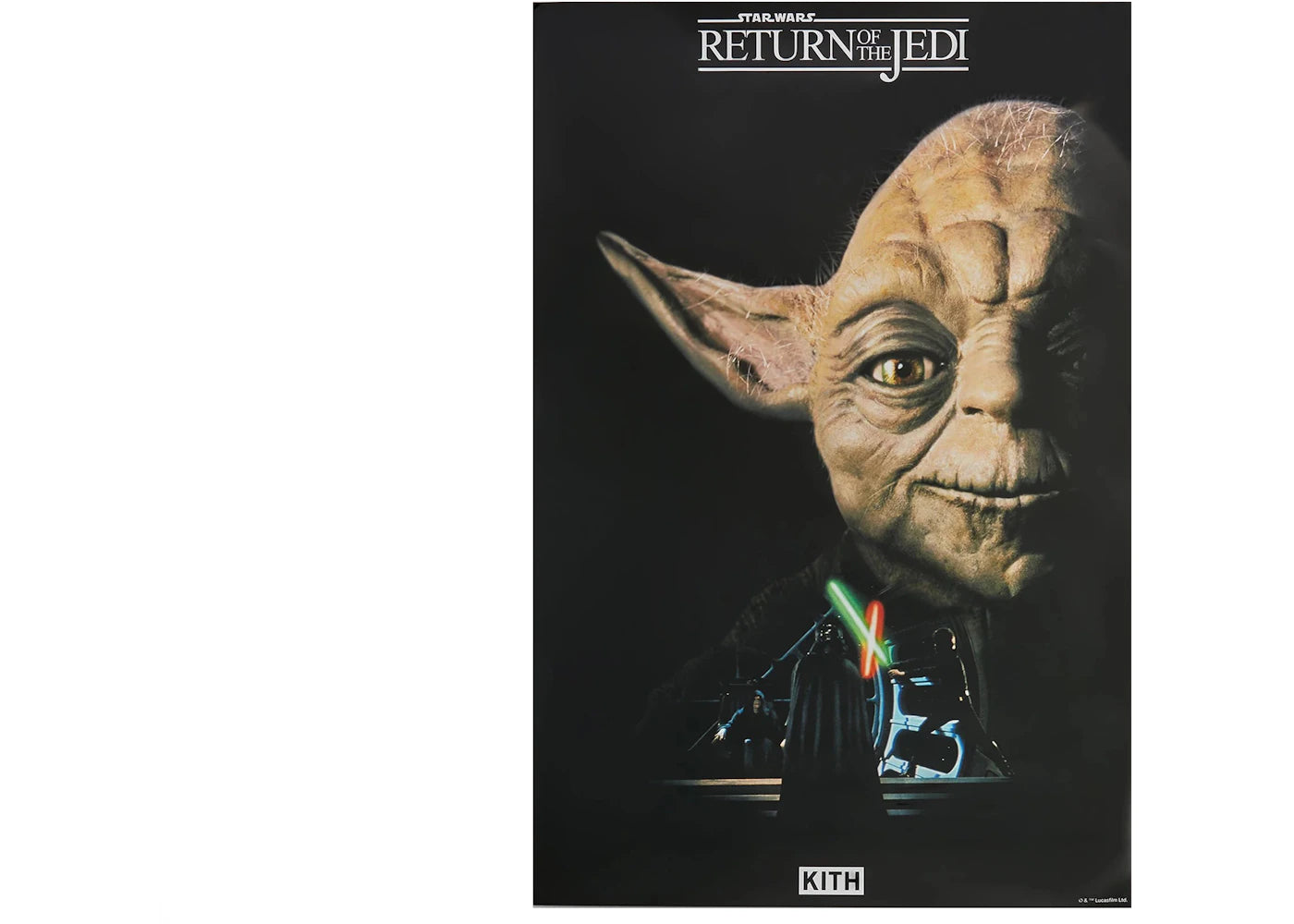 Kith x STAR WARS Yoda Poster Multicolor