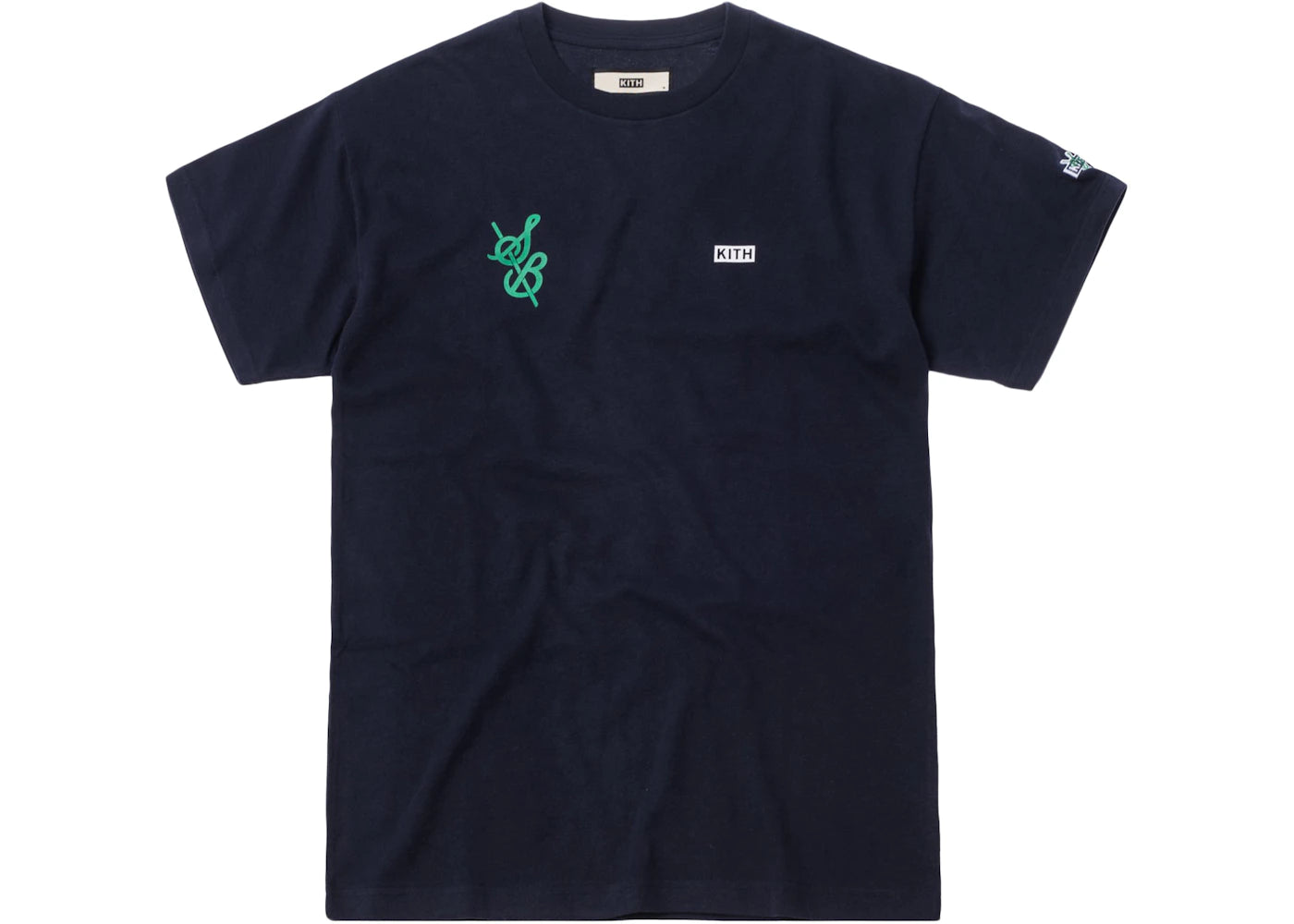 Kith x Sadelles Bagel Stick Tee Navy