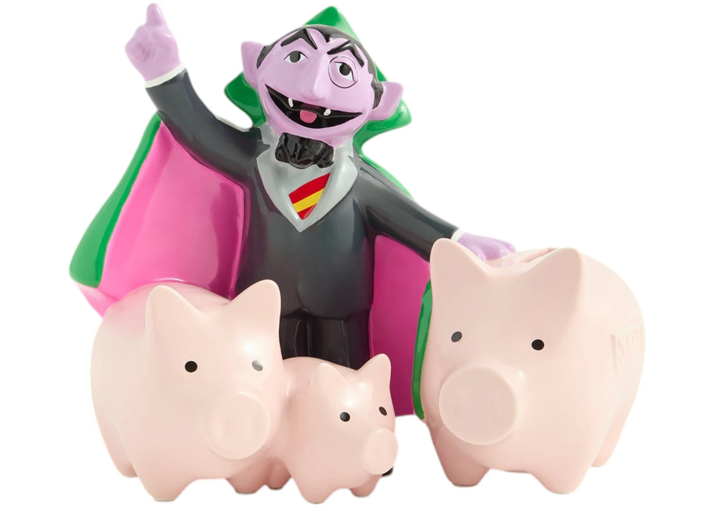 Kith x Sesame Street Count Von Count Piggy Bank Multi