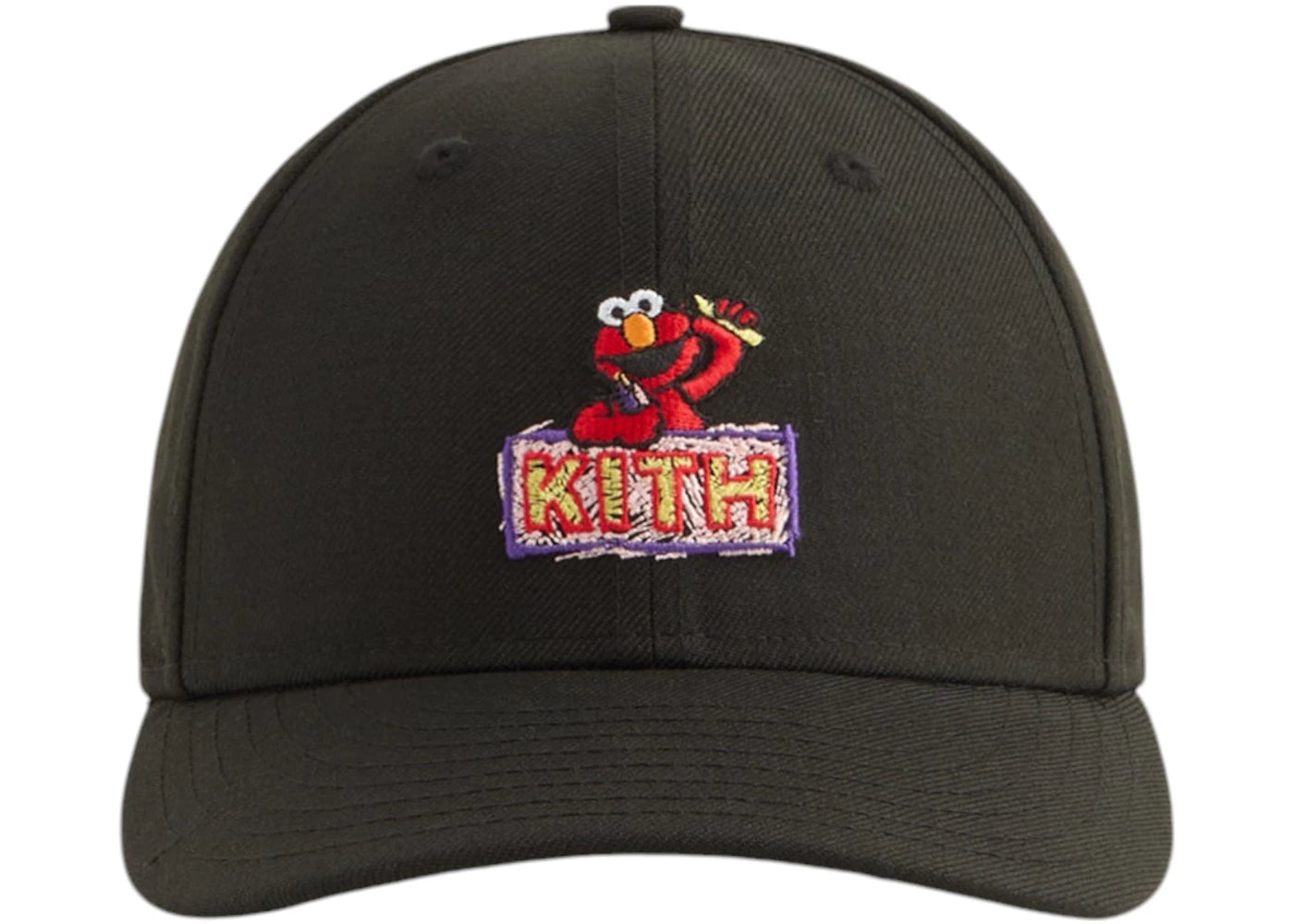 Kith x Sesame Street Elmo 59Fifty Low Profile Fitted Black