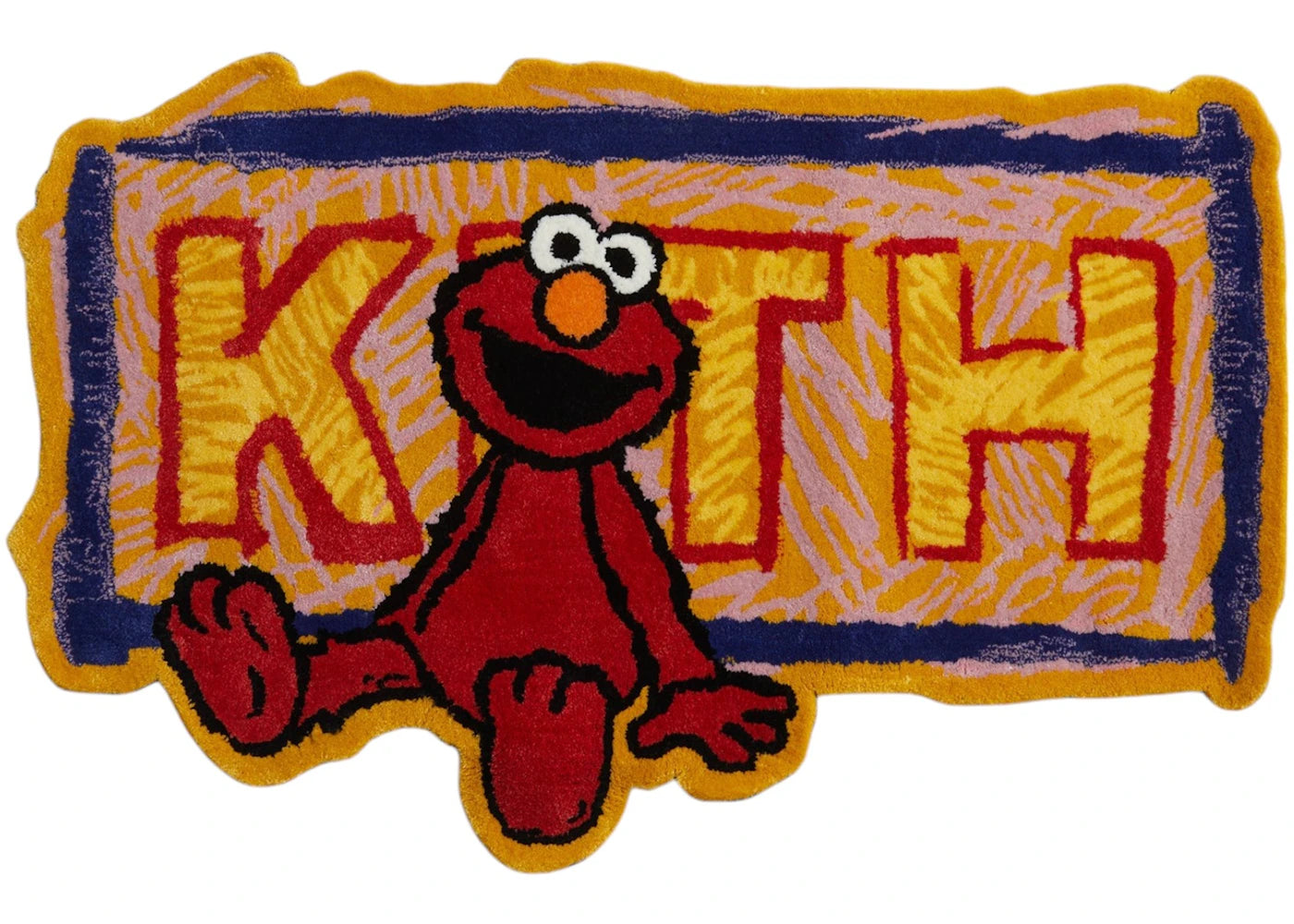 Kith x Sesame Street Elmo's World Rug Multi