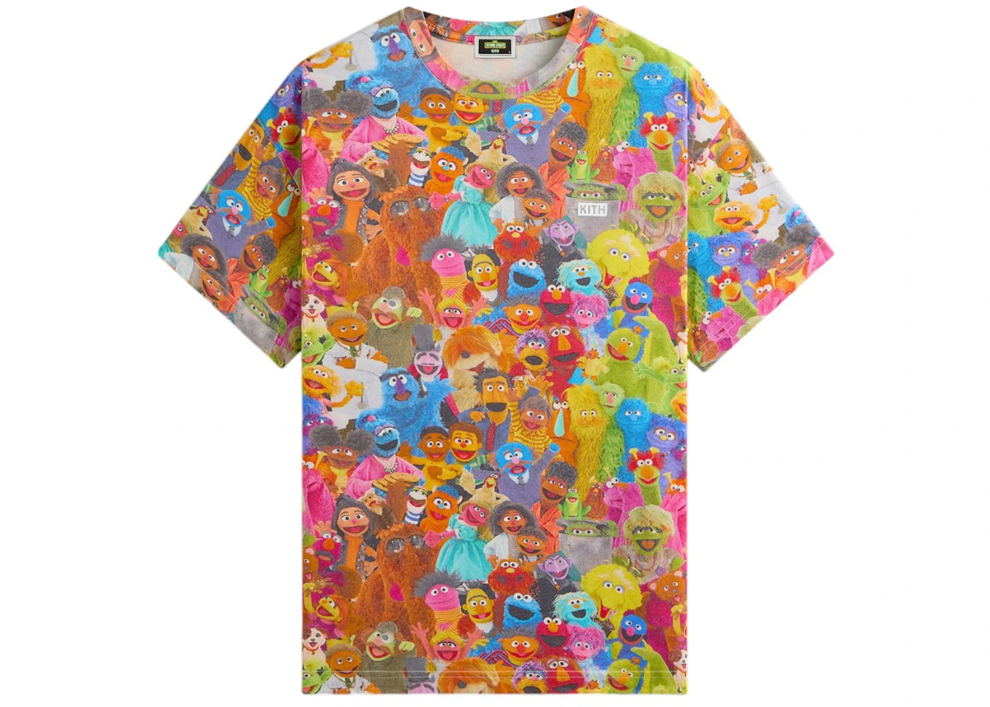 Kith x Sesame Street Family Tee Multi