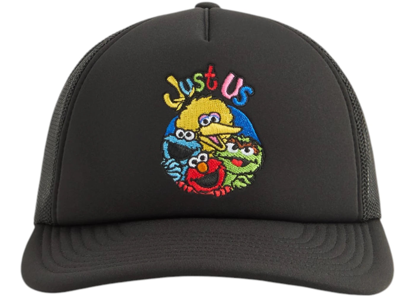 Kith x Sesame Street Just Us Nolan Trucker Hat Black