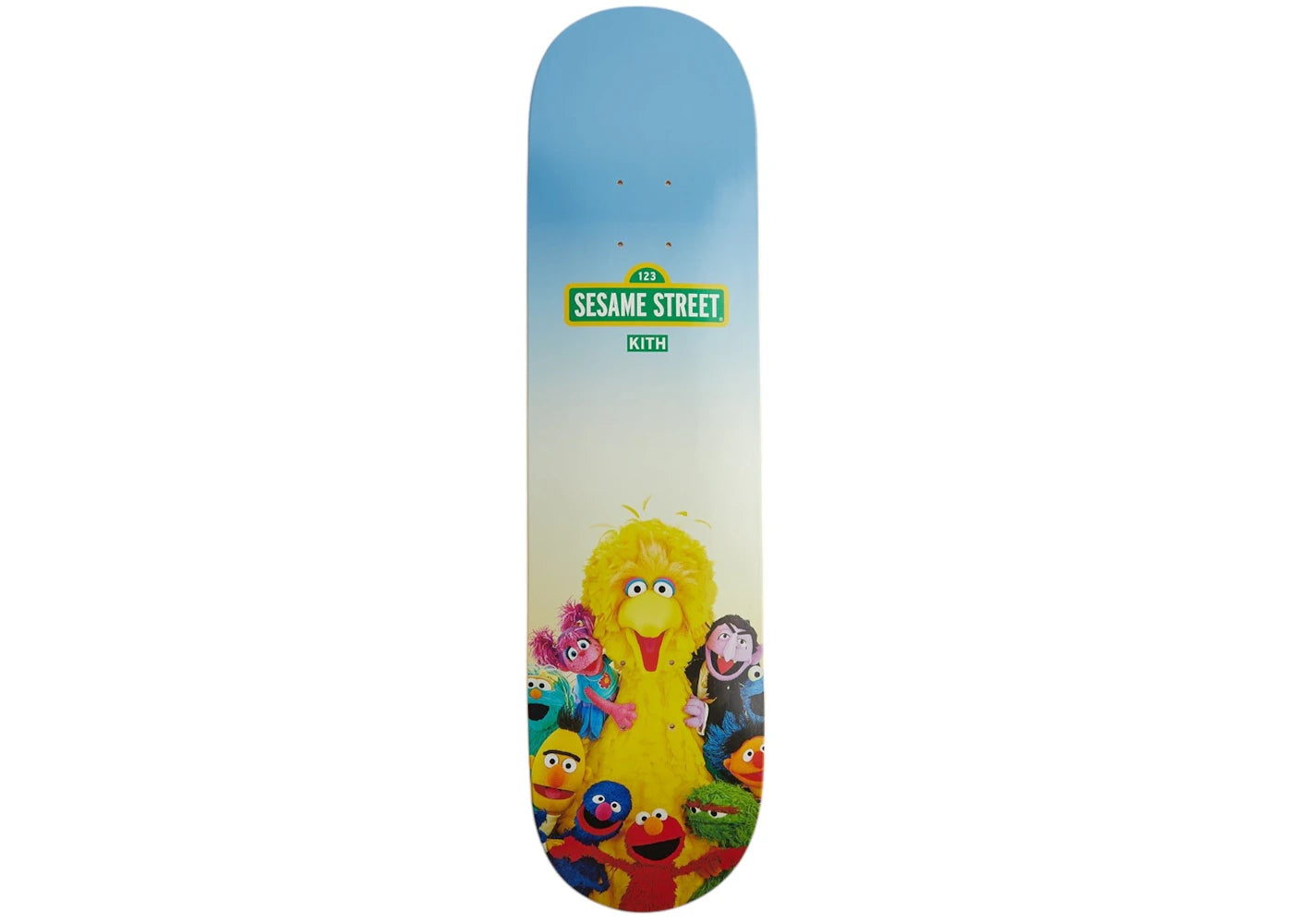 Kith x Sesame Street Just Us Skateboard Deck Multi