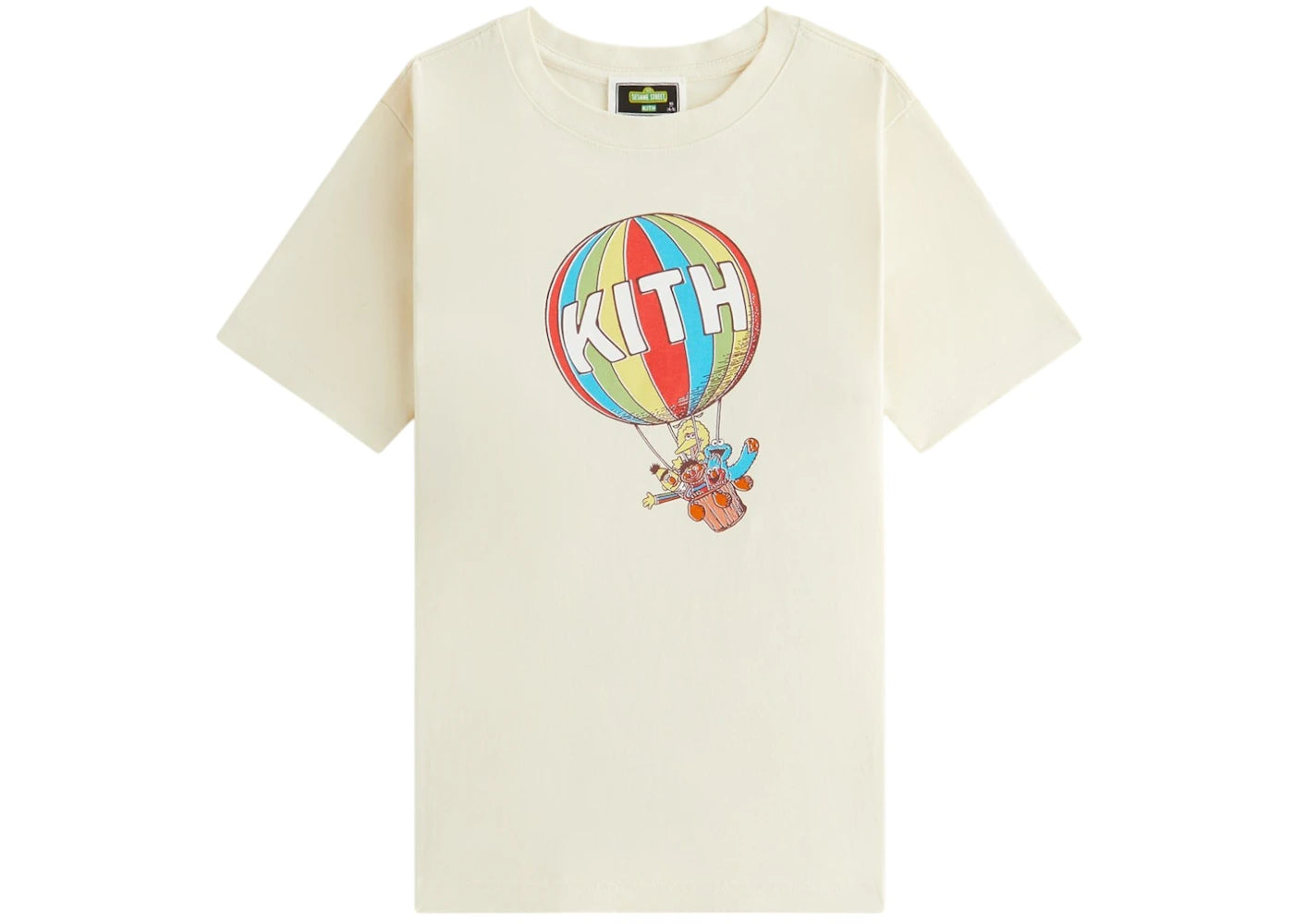 Kith x Sesame Street Kids Air Balloon Tee Sandrift