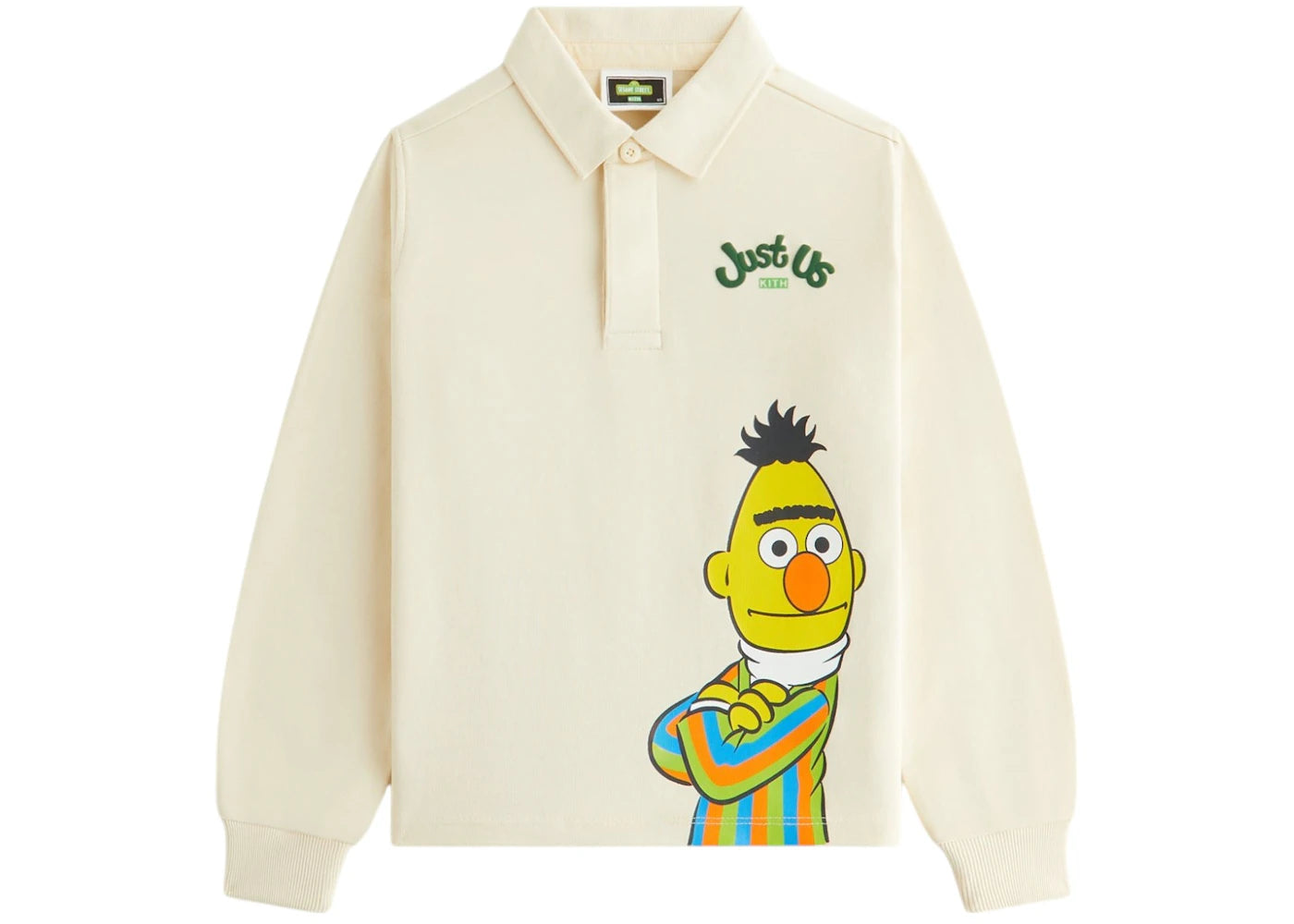 Kith x Sesame Street Kids Bert & Ernie Rugby Sandrift