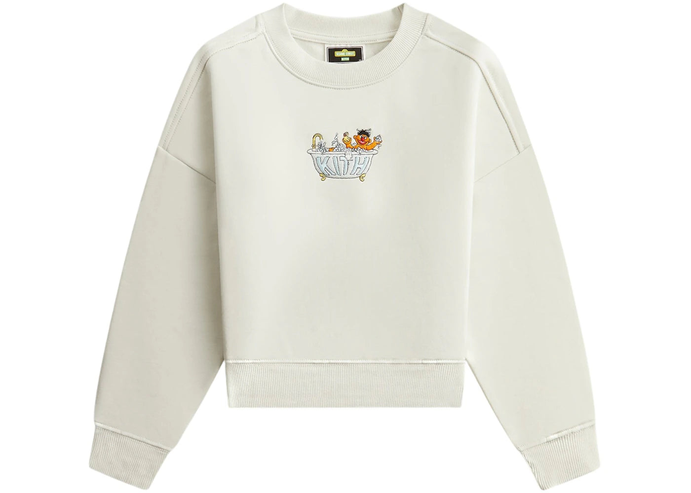 Kith x Sesame Street Kids Ernie Nelson Crewneck Chalk