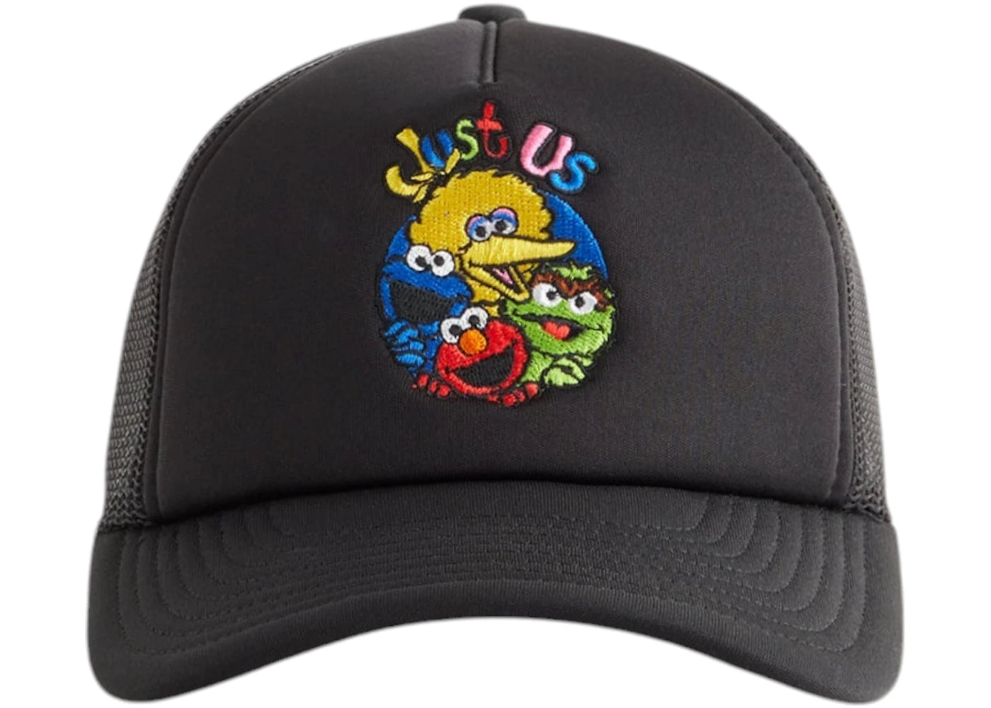 Kith x Sesame Street Kids Just Us Trucker Hat Black