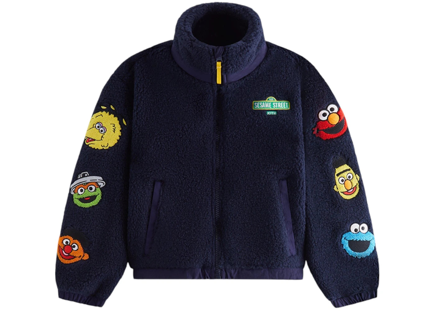 Kith x Sesame Street Kids Sherpa Jacket Nocturnal