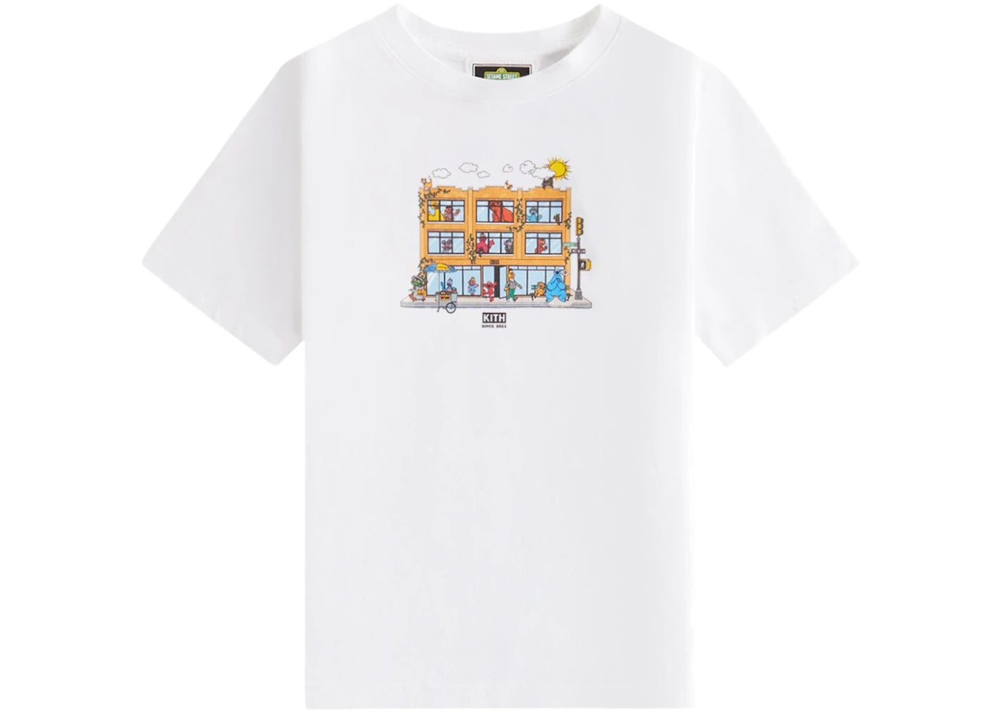 Kith x Sesame Street Kids Store Tee White