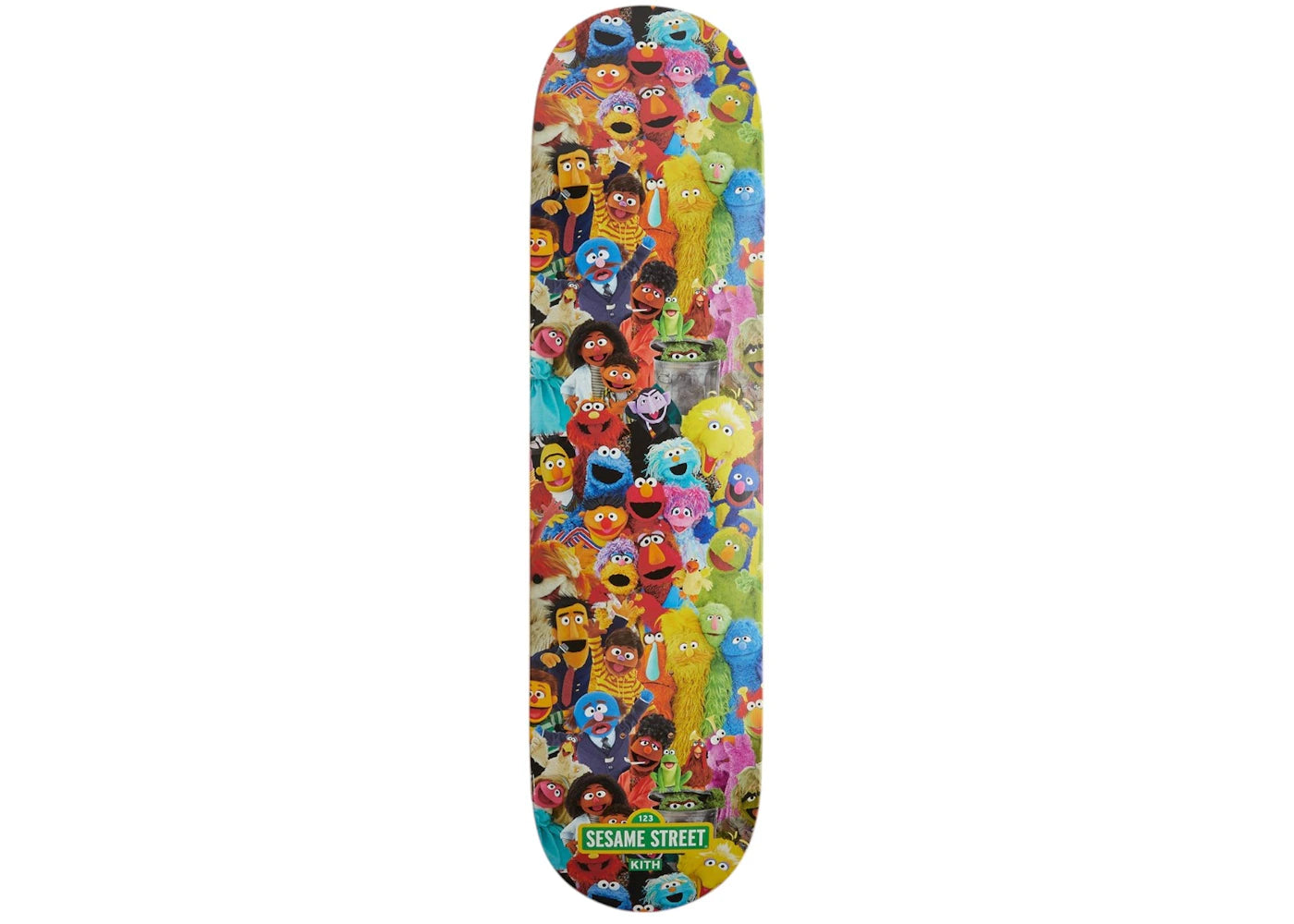 Kith x Sesame Street Skateboard Deck Multi