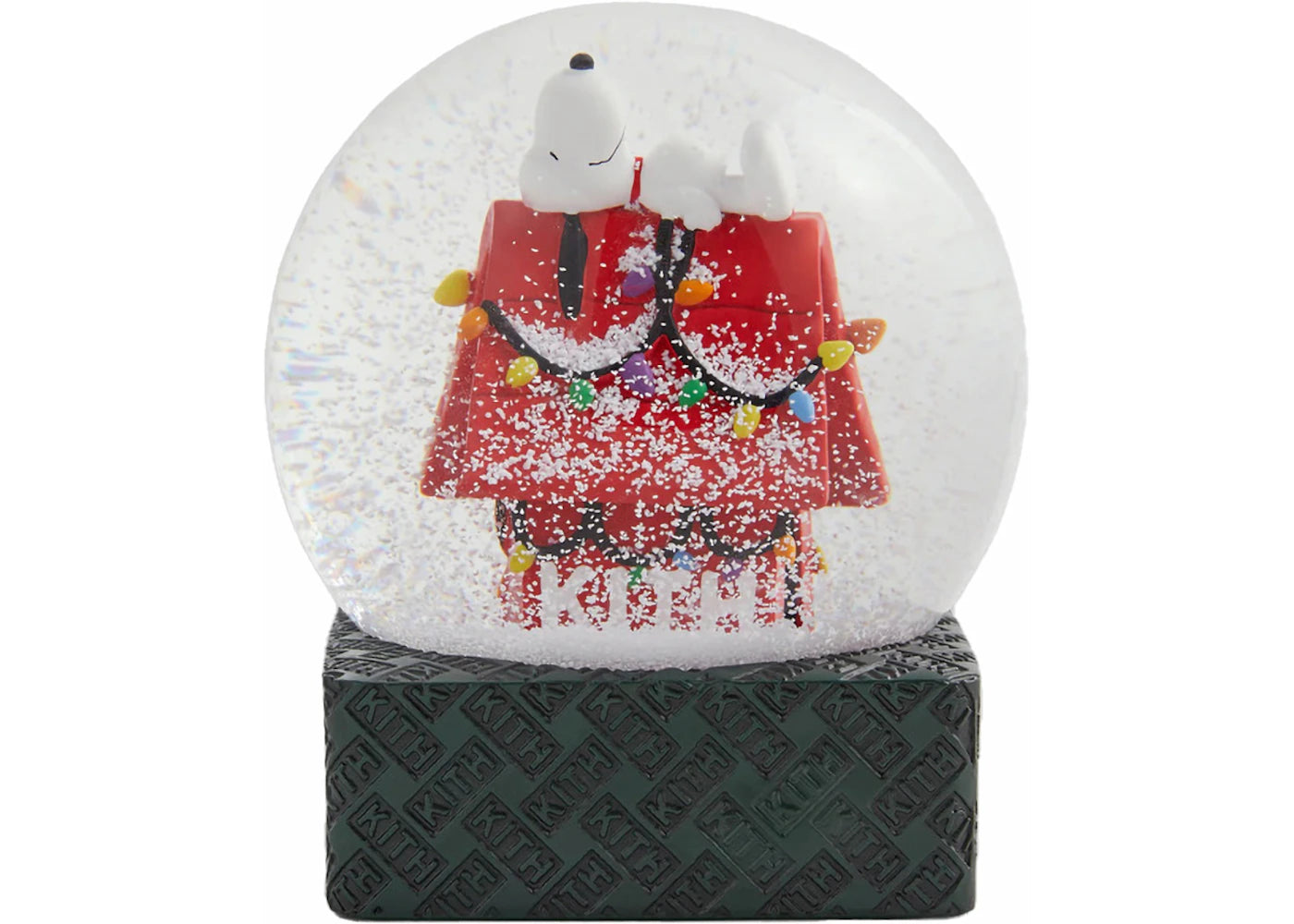 Kith x Snoopy Kithmas House Snow Globe Pyre