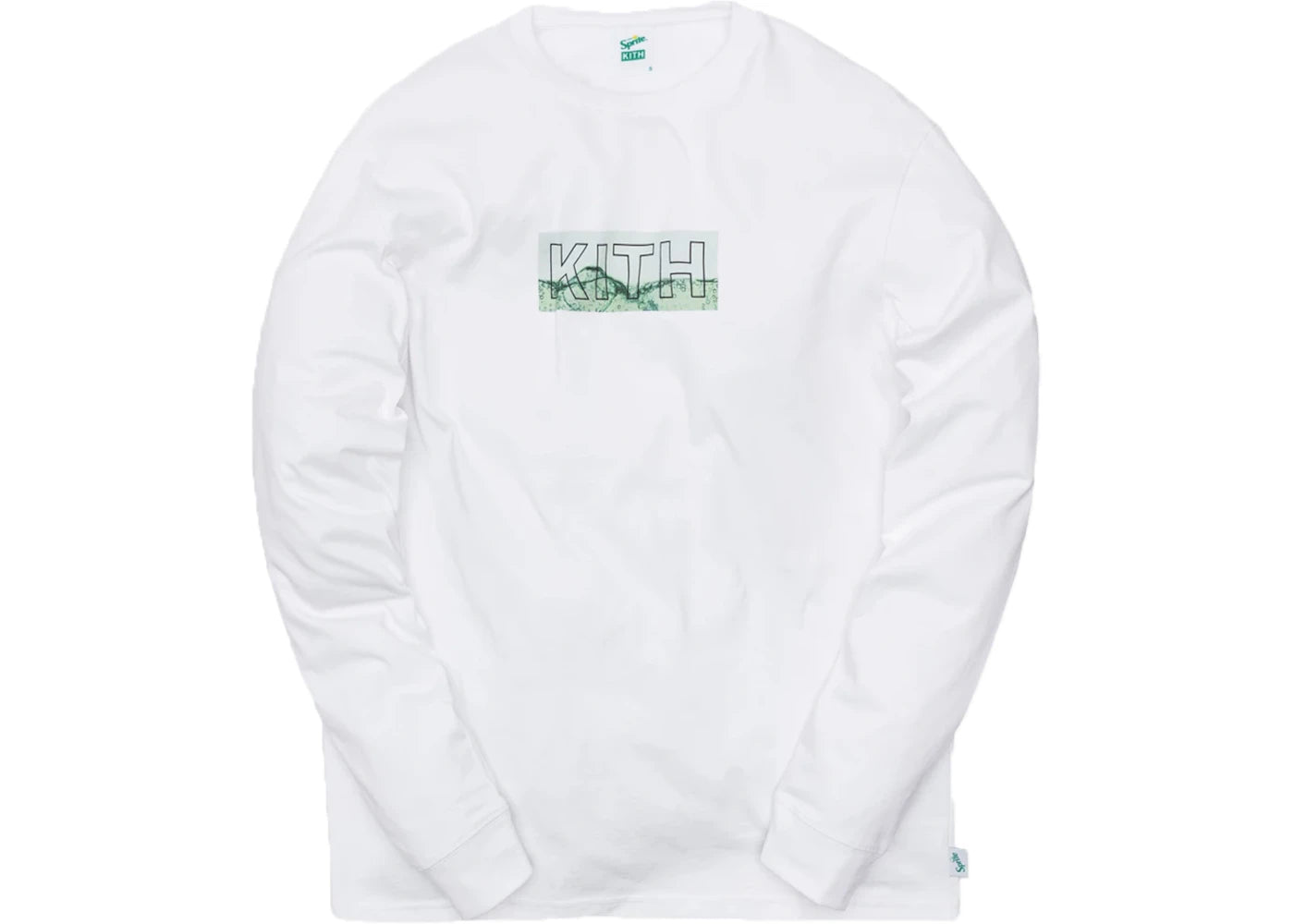 Kith x Sprite Classic Logo L/S Tee White