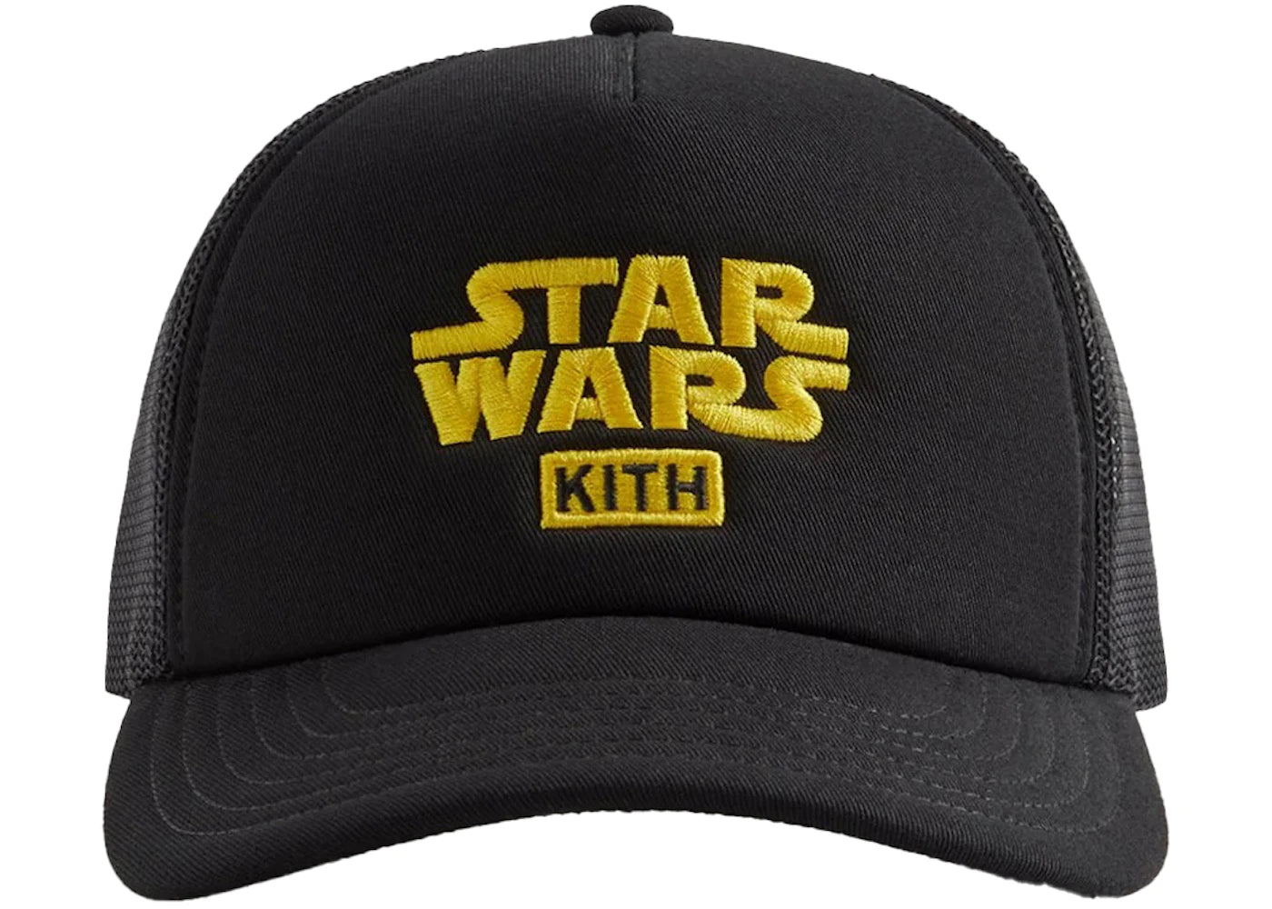 Kith x STAR WARS Cotton Twill Foam Trucker Hat Black PH