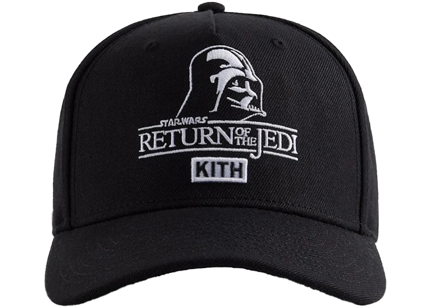 Kith x STAR WARS Darth Vader Pinch Crown Snapback Hat Black PH