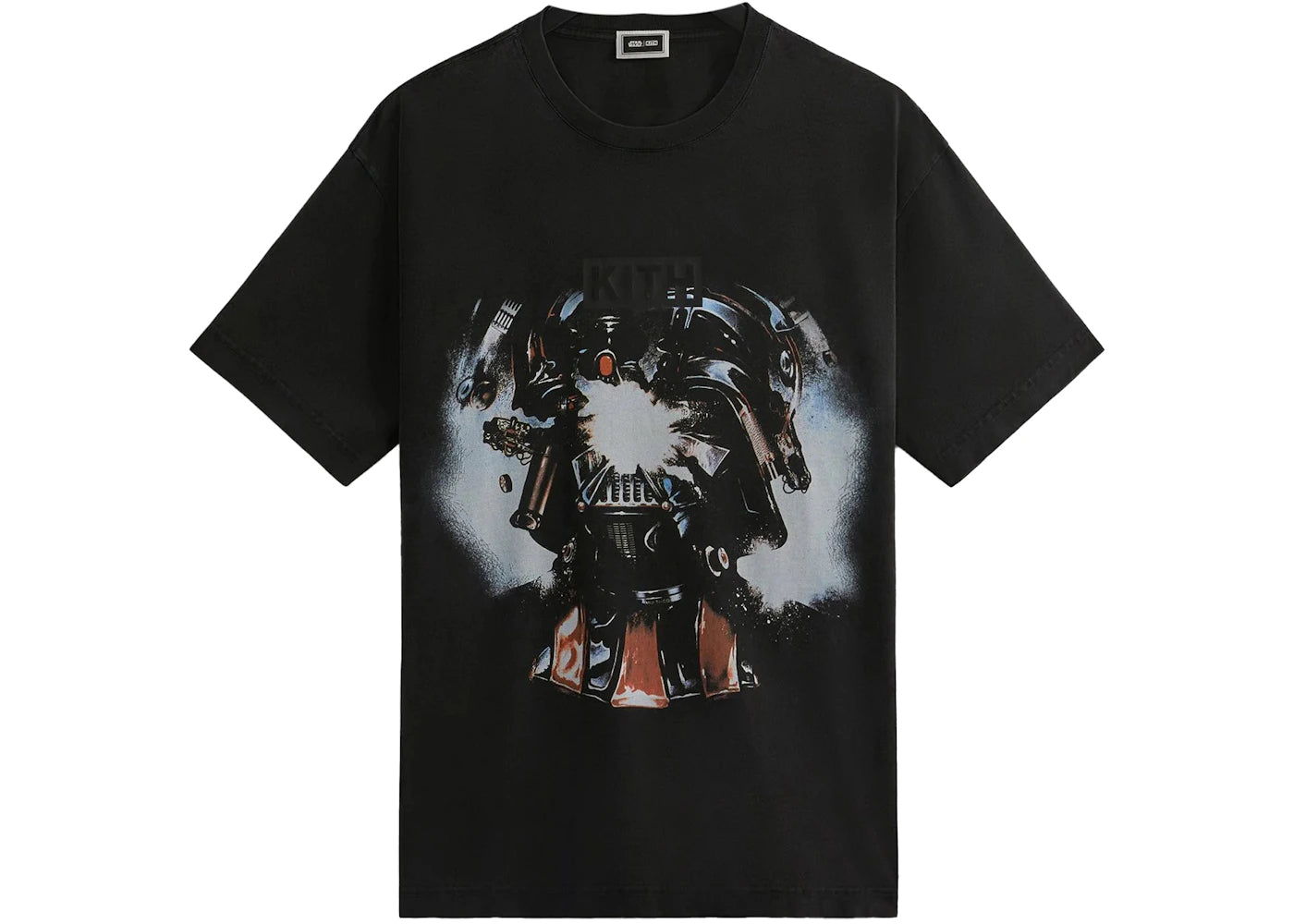 Kith x STAR WARS Exploding Darth Vader Vintage Tee Black PH