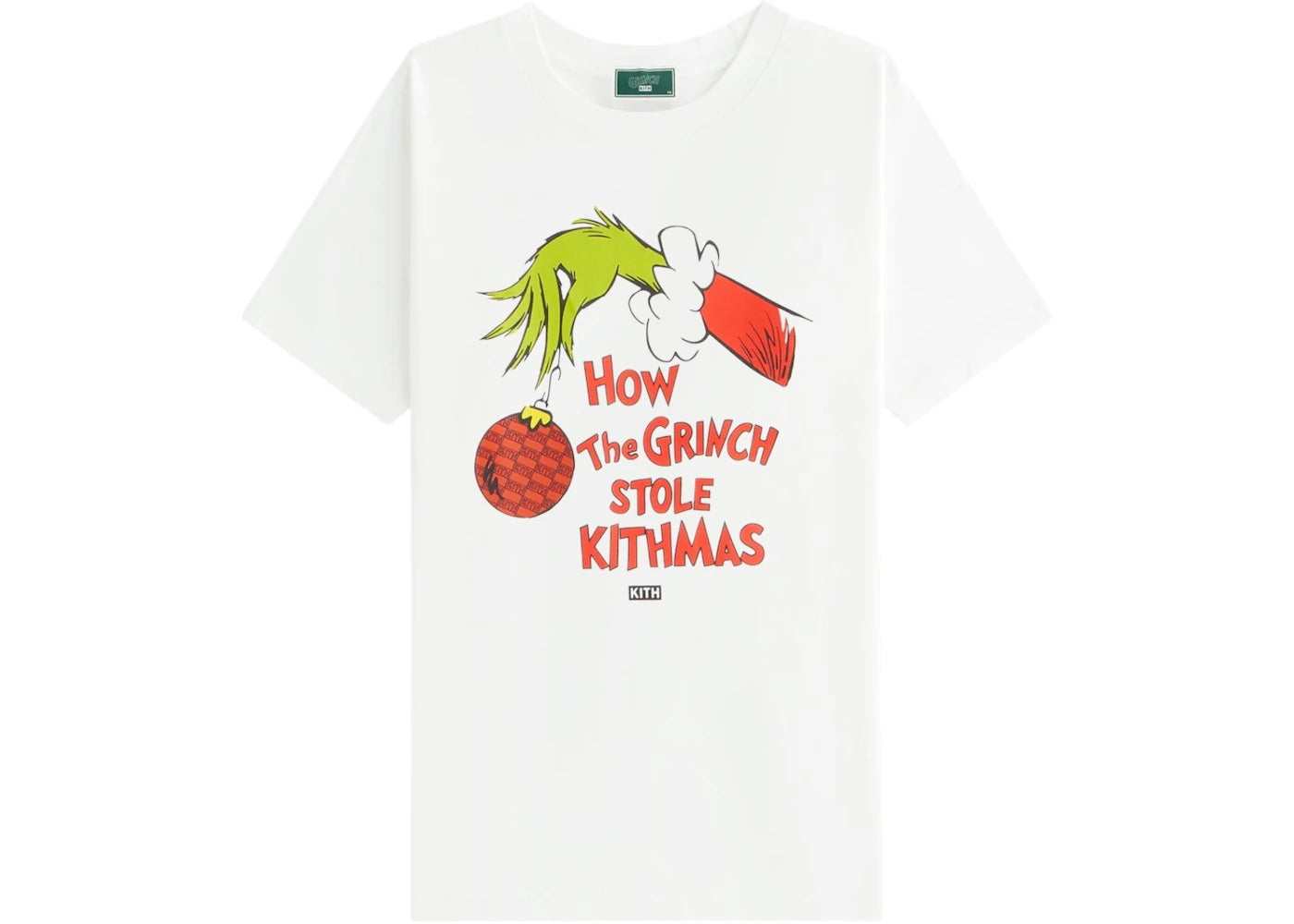 Kith x The Grinch Kids Book Title Tee White