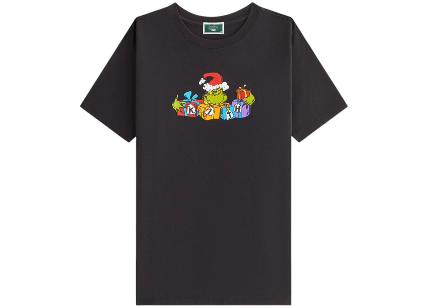 Kith x The Grinch Kids Presents Tee Black