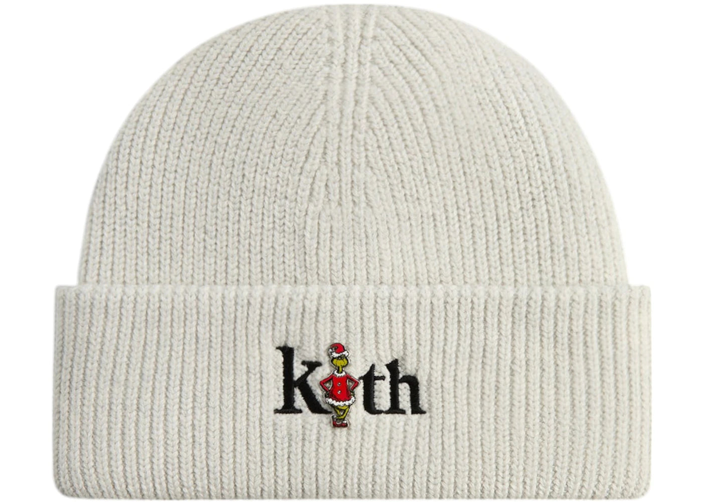 Kith x The Grinch Mia Beanie Light Heather Grey