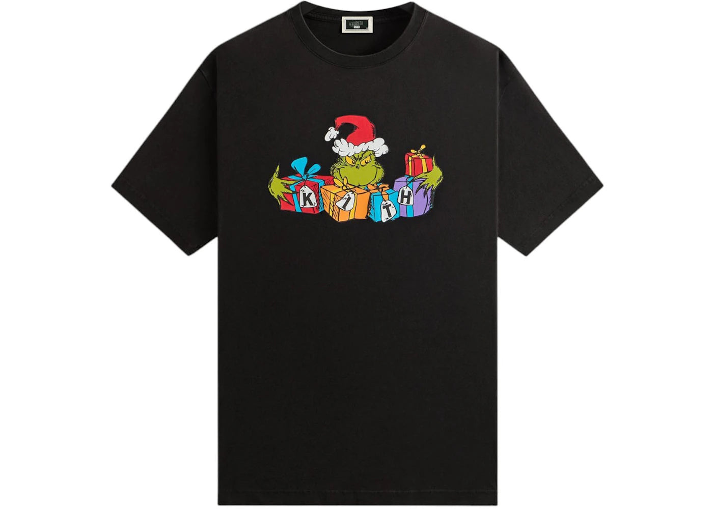 Kith x The Grinch Presents Tee Black