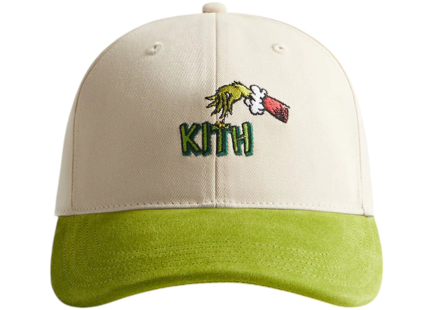 Kith x The Grinch Suede Brim Aaron Cap Matcha