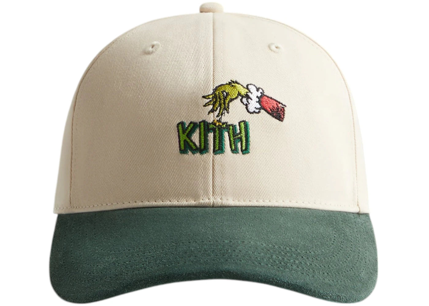 Kith x The Grinch Suede Brim Aaron Cap Sandrift